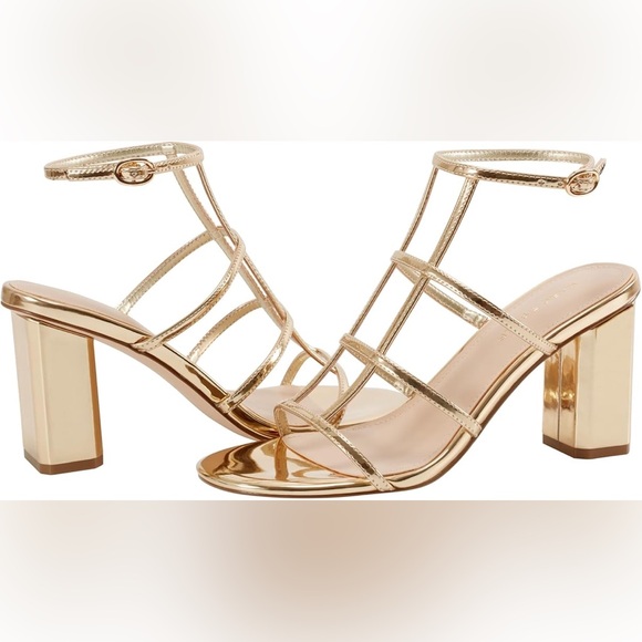 Marc Fisher Shoes - *NEW* MARC FISHER NORENE SANDAL GOLD SIZE 10